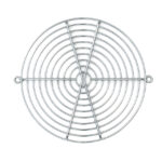 KM172 Sanyo Denki Nickel, Chrome Plated Fan Guard 172mm Dia Parts Distributor KM172 Sanyo Denki