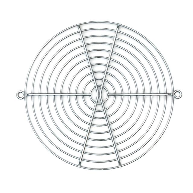 KM172 Sanyo Denki Nickel, Chrome Plated Fan Guard 172mm Dia Parts Distributor KM172 Sanyo Denki