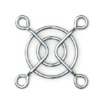 KM36 Sanyo Denki Nickel, Chrome Plated Fan Guard 36mm Sq Parts Distributor KM36 Sanyo Denki