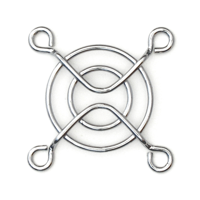 KM40 Sanyo Denki Nickel, Chrome Plated Fan Guard 40mm Sq Parts Distributor KM40 Sanyo Denki