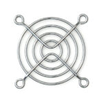 KM60 Sanyo Denki Nickel, Chrome Plated Fan Guard 60mm Sq Parts Distributor KM60 Sanyo Denki