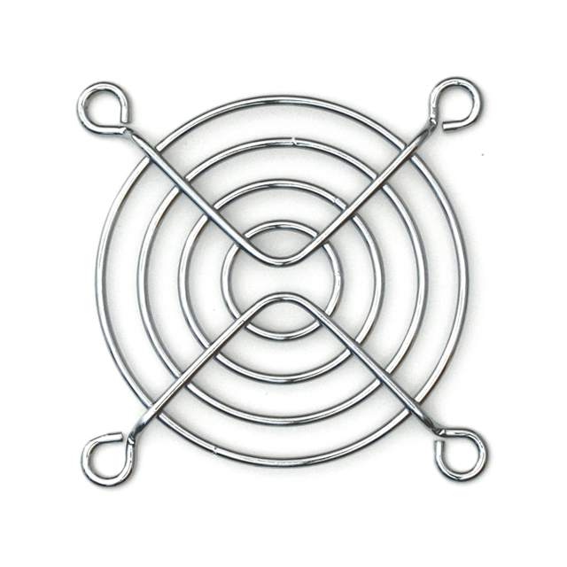 KM60 Sanyo Denki Nickel, Chrome Plated Fan Guard 60mm Sq Parts Distributor KM60 Sanyo Denki