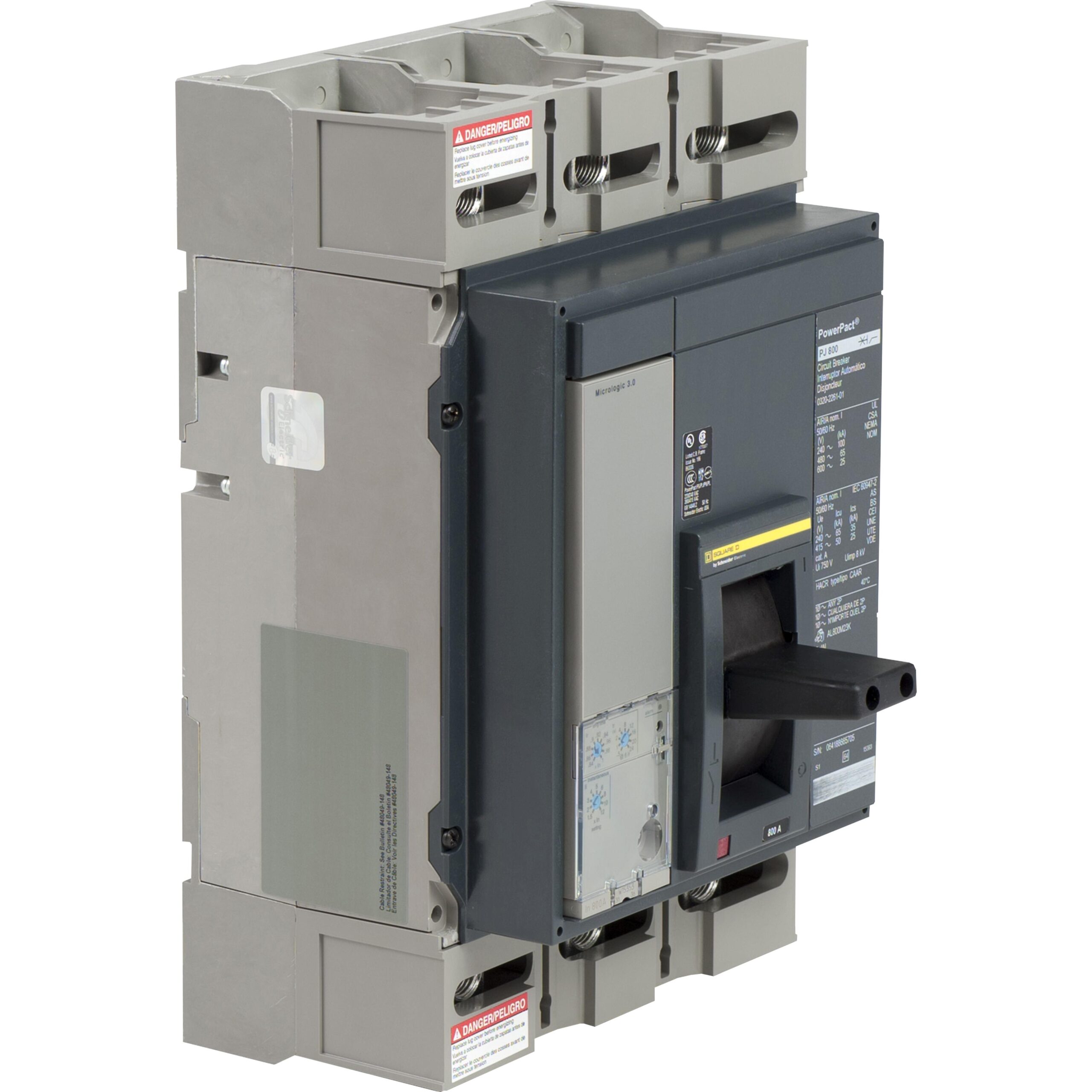 PGL36025U33A Schneider Circuit Breaker 600V 250A 3-Poles Parts Distributor PGL36060CU33A Schneider Electric Molded Circuit Breaker 600V 600A Toggle