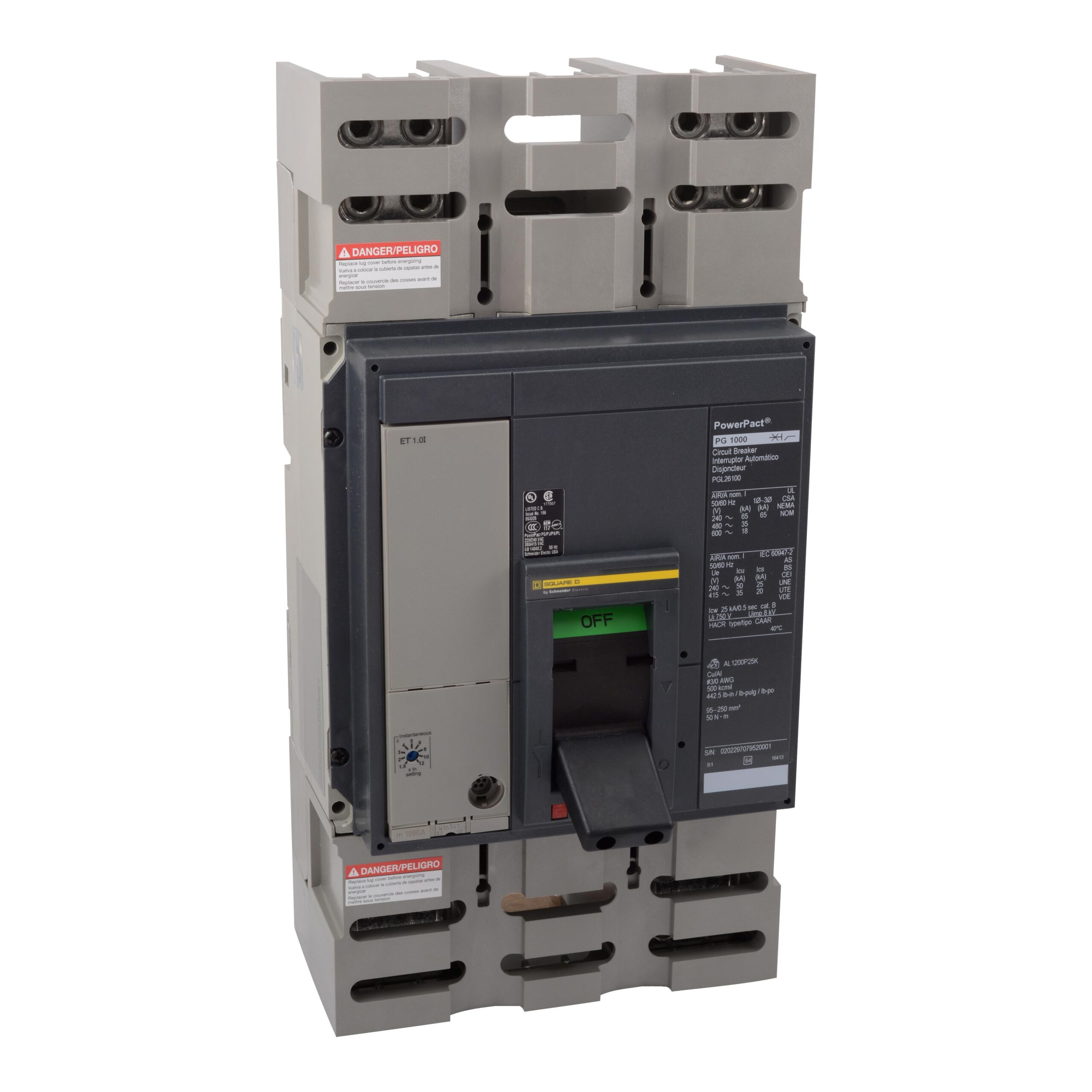 PJL36120CU33A Schneider Circuit Breaker 600V 1.2kA 3-Poles Parts Distributor PKL36120CU44A Schneider Electric Molded Circuit Breaker 600V 1.2kA Toggle