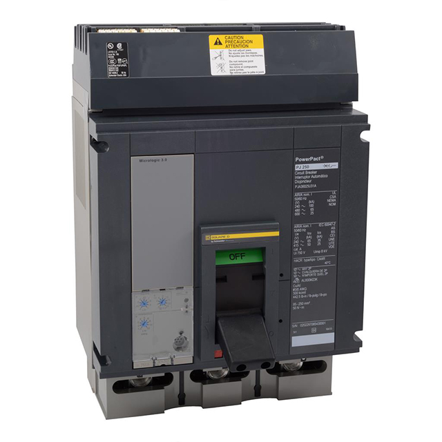 PJA36025U31A Schneider Circuit Breaker 600V 250A Toggle Parts Distributor PJA36025U31A Schneider Electric Molded Circuit Breaker 600V 250A Toggle