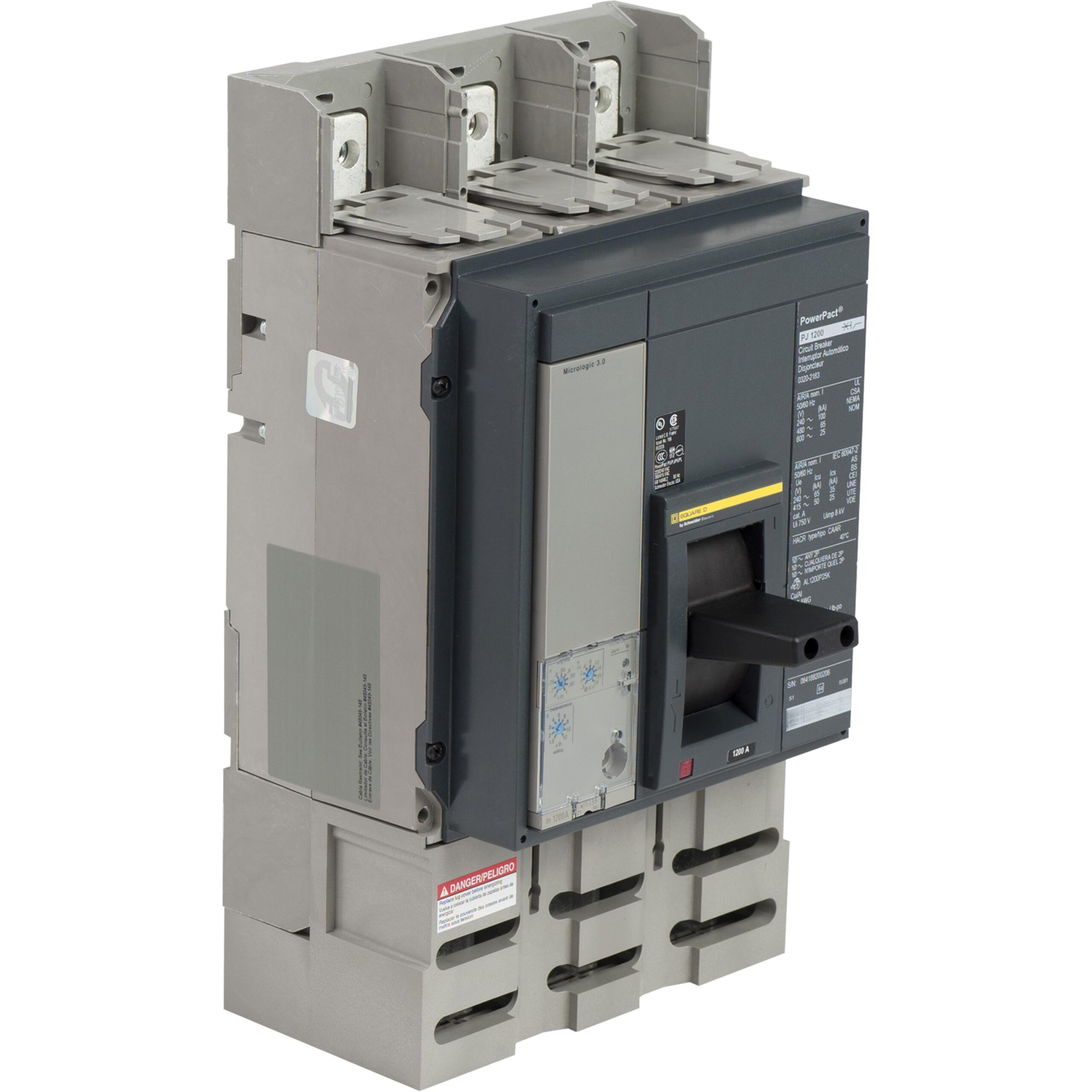 PJP36120U31E Schneider Electric Molded Circuit Breaker 240V 1.2kA Toggle Parts Distributor PJP36120U31E Schneider Electric Molded Circuit Breaker 240V 1.2kA Toggle