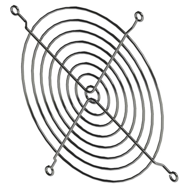 RCOFM-80 Essentra Components Steel, Nickel Plated Fan Guard 80mm Sq Parts Distributor RCOFM-80 Essentra Components