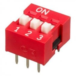 Diptronics DS-03-V Dip Switch 3 Position Parts Distributor Diptronics DS-03-V Dip Switch 3 Position
