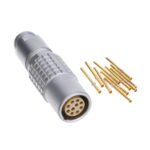 PHG.2B.310.CYMD92Z Lemo Push-Pull Connector Receptacle, Female Sockets 10 Position Crimp Parts Distributor PHG.2B.310.CYMD92Z Lemo Push-Pull Connector Receptacle, Female Sockets 10 Position Crimp