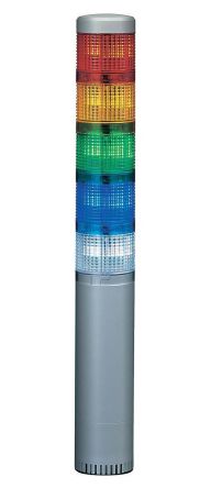 LU5-02UFB PATLITE LED Signal Tower Unit, Flashing Light Effect, 50mm Base, 85dB, 24 V dc Parts Distributor LU5-02UFB Electronic Components