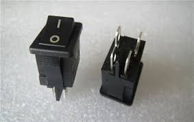 HLS112A Fujisoku Nidec Rocker Switch 12A 125V SPST Parts Distributor RongFeng RF-1003 Rocker Switch DPST 125V Black