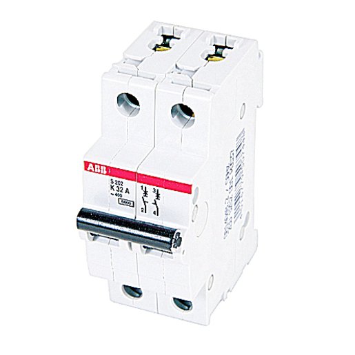 S202-K32 ABB Miniature Circuit Breaker 32A 480VAC Parts Distributor S202-K32 ABB Miniature Circuit Breaker