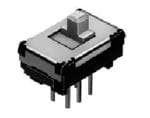 SSSS919500 ALPS Switch Slide SP3T Top Slide 0.1A 12VDC 10000Cycle PC Pins RoHS Parts Distributor SSSS919500 Alps