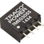 TME 0305S Traco Power Isolated DC/DC Converter 1:1 1W 1 Output, 5V 200mA Parts Distributor TME 0305S Traco Power Isolated DC/DC Converter 1:1 1W 1 Output