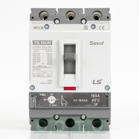 TS160N-FMU160A LS Electric Circuit Breaker Poles: 4; 160A DIN Parts Distributor TS160N-FMU160A LS Electric Circuit Breaker Poles: 4; 160A DIN