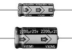 Nichicon TVX1E220MAA Aluminum Electrolytic Capacitor 22uF 25VDC 20% Axial Parts Distributor TVX1E220MAA Nichicon