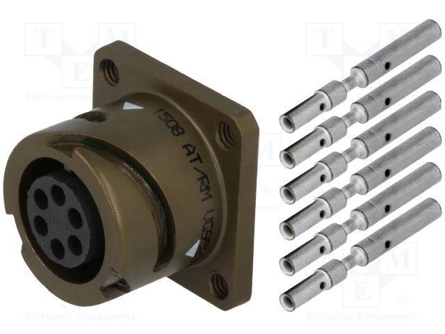 VG95234B1-14S-6SN ITT Connector Circular Socket 6 POS Crimp Parts Distributor VG95234B1-14S-6SN ITT Cannon