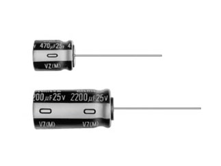UVZ1E471MPD Nichicon Aluminum Lytic Capacitor 470uF 25V Radial Parts Distributor UVZ1E471MPD Nichicon