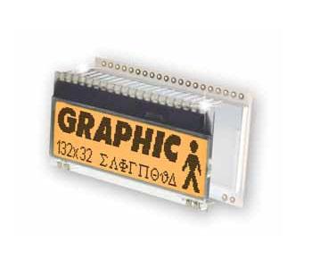EA-DOGM132E-5 Electronic Assembly Transmissive LCD Graphic Display Module 132 x 32 Yellow / Green Background SPI Parts Distributor EA-DOGM132E-5 Electronic Assembly