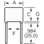 ECQ-E6333KZ PANASONIC Capacitor 0.033uF 630VDC Radial Parts Distributor ECQ-E6333KZ Panasonic
