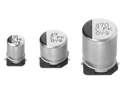 APXF6R3ARA221MF61G UCC Aluminum Polymer Capacitor 220uF 6.3V SMD Parts Distributor EEE-FK1E101XP Panasonic