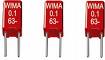 WIMA MKS02/.1UF/63V/5% Polyester Film Capacitor 0.1uF (100nF) 63V 5% 2.5mm Lead Spacing Parts Distributor MKS02/.1UF/63V/5% WIMA