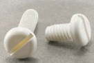 94879A114 Off-White Nylon Phillips Rounded Head Screw Parts Distributor 94879A114 Off-White Nylon Phillips Rounded Head Screw