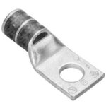 BURNDY YA6CLBOX Copper Compression Lug, 1 Hole with Inspection Window, 6 AWG, 1/4″ Stud, Short Barrel, Tin Plated Parts Distributor YA6CLBOX Burndy