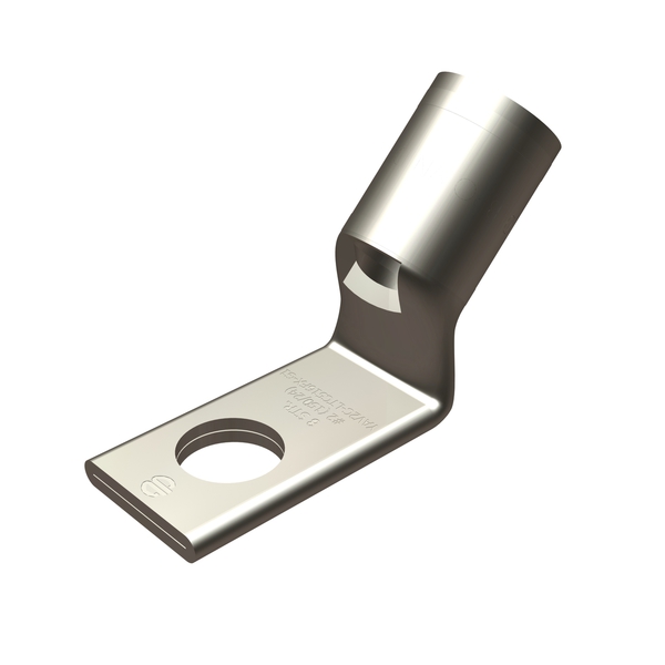 Burndy YAV28LTC38FX45 Compression Lug for 4/0 wire 45 Degrees 3/8″ Stud Size Parts Distributor YAV28LTC38FX45 Burndy