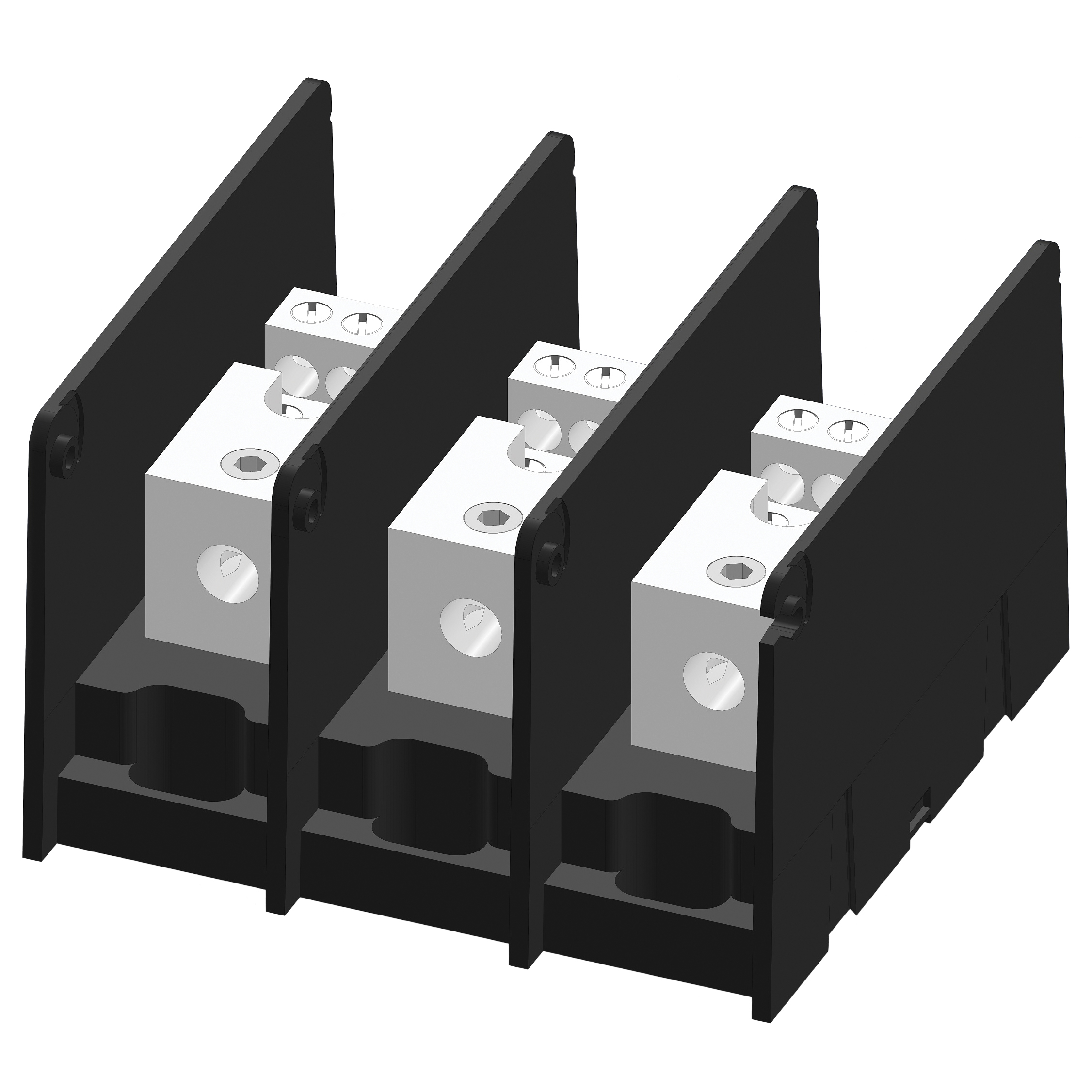 MPDB67673 Mersen Power Distribution Block 1000V 310A Screw Connection Parts Distributor Mersen MPDB67673