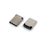 5US4C02PM-124S0BUB41 Amtek USB 3.1 Type C Connector 24 Pins Parts Distributor USB 3.1 Type C Male With Paddle Card 24P
