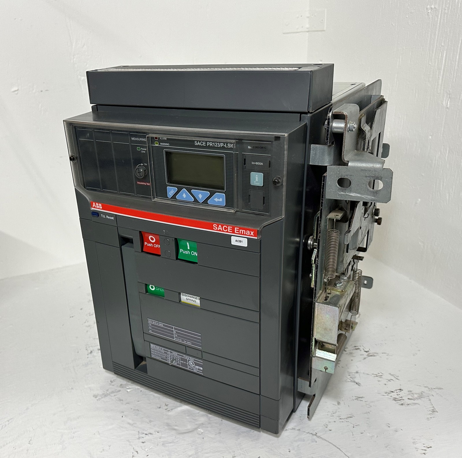 ABB 1600A SACE Emax E2S-A 16 Draw-Out Breaker 1600A 3 Poles Parts Distributor ABB 1600A SACE Emax E2S-A 16 Draw-Out Breaker 1600A 3 Poles