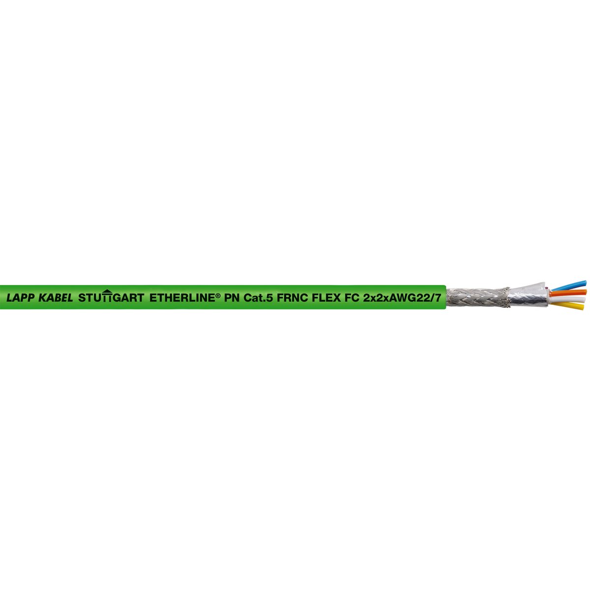 2170890 LAPP Etherline Multi-Pair, Cat5e Cable/Wire 22 AWG 4 (2 Pair Twisted) Conductor Green Parts Distributor 2170890 LAPP Etherline Multi-Pair, Cat5e Cable/Wire 22 AWG 4 (2 Pair Twisted) Conductor Green
