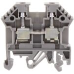 1001.6 Conta-Clip Connector Terminal Block 2-Poles Feed Through Gray Parts Distributor 1001.6 Conta-Clip Connector Terminal Block 2-Poles Feed Through Gray