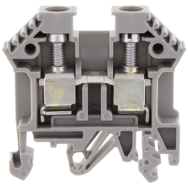 1005.6 Conta-Clip Connector Terminal Block 2-Poles Feed Through Gray Parts Distributor 1005.6 Conta-Clip Connector Terminal Block 2-Poles Feed Through Gray