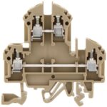 1020.2 Conta-Clip Connector Terminal Block 4-Poles Feed Through Beige Parts Distributor 1020.2 Conta-Clip Connector Terminal Block 4-Poles Feed Through Beige