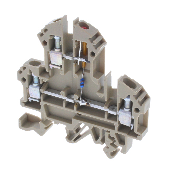 1040.2 Conta-Clip Connector Terminal Block 4-Poles Feed Through Beige Parts Distributor 1040.2 Conta-Clip Connector Terminal Block 4-Poles Feed Through Beige