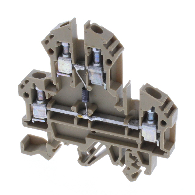1046.2 Conta-Clip Connector Terminal Block 4-Poles Feed Through Beige Parts Distributor 1046.2 Conta-Clip Connector Terminal Block 4-Poles Feed Through Beige
