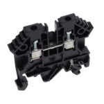 1296.4 Conta-Clip Connector Terminal Block 2-Poles Feed Through Black Parts Distributor 1296.4 Conta-Clip Connector Terminal Block 2-Poles Feed Through Black