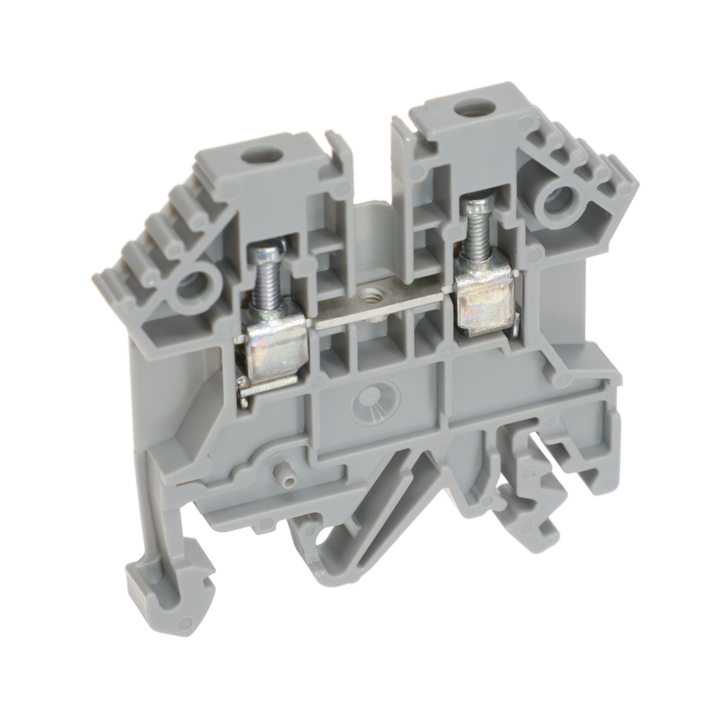 1296.6 Conta-Clip Connector Terminal Block 2-Poles Feed Through Gray Parts Distributor 1296.6 Conta-Clip Connector Terminal Block 2-Poles Feed Through Gray