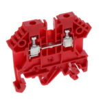 1296.9 Conta-Clip Connector Terminal Block 2-Poles Feed Through Red Parts Distributor 1296.9 Conta-Clip Connector Terminal Block 2-Poles Feed Through Red