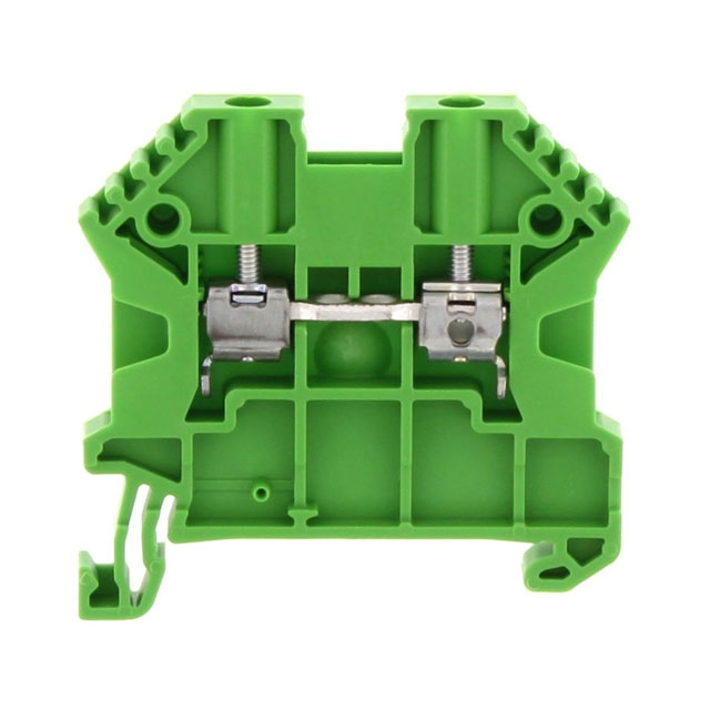 17100.1 Conta-Clip Connector Terminal Block 2-Poles Feed Through Green Parts Distributor 17100.1 Conta-Clip Connector Terminal Block 2-Poles Feed Through Green