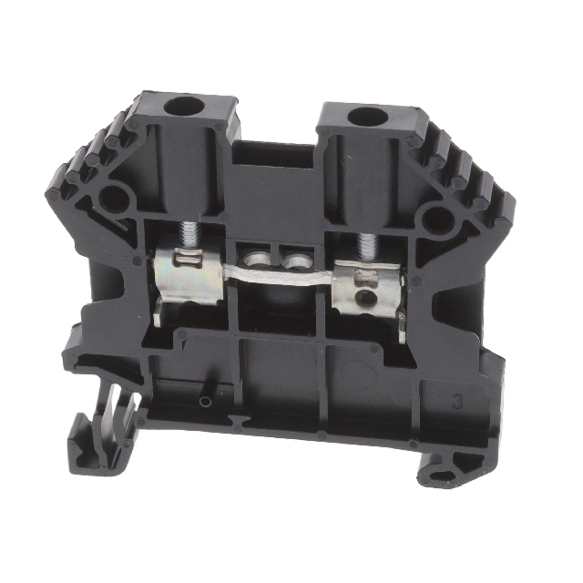 17100.4 Conta-Clip Connector Terminal Block 2-Poles Feed Through Black Parts Distributor 17100.4 Conta-Clip Connector Terminal Block 2-Poles Feed Through Black