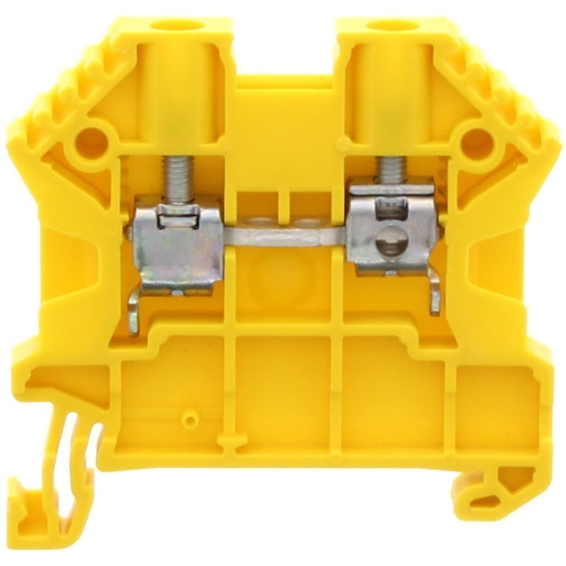 17104.8 Conta-Clip Connector Terminal Block 2-Poles Feed Through Yellow Parts Distributor 17104.8 Conta-Clip Connector Terminal Block 2-Poles Feed Through Yellow