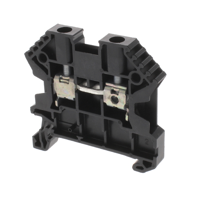 17104.4 Conta-Clip Connector Terminal Block 2-Poles Feed Through Black Parts Distributor 17104.4 Conta-Clip Connector Terminal Block 2-Poles Feed Through Black