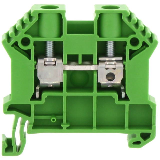 17108.1 Conta-Clip Connector Terminal Block 2-Poles Feed Through Green Parts Distributor 17108.1 Conta-Clip Connector Terminal Block 2-Poles Feed Through Green