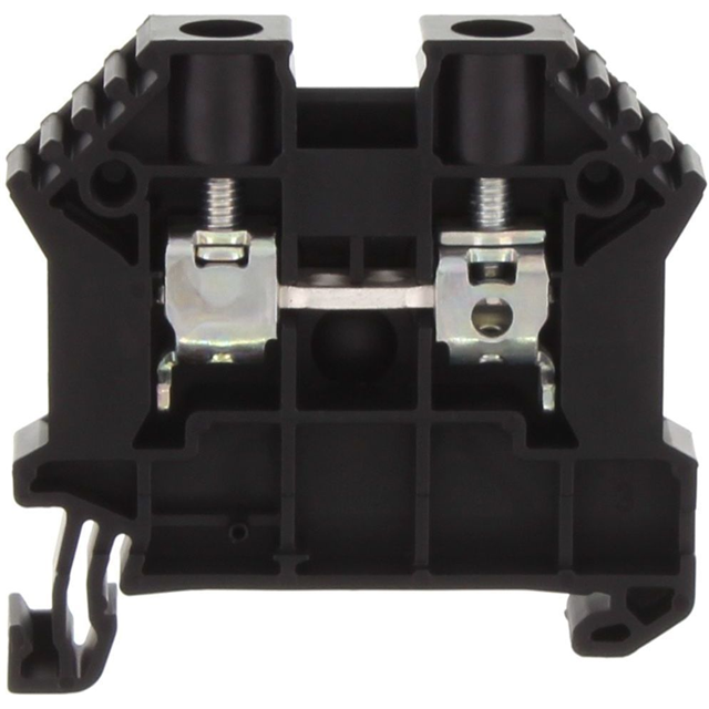 17108.4 Conta-Clip Connector Terminal Block 2-Poles Feed Through Black Parts Distributor 17108.4 Conta-Clip Connector Terminal Block 2-Poles Feed Through Black