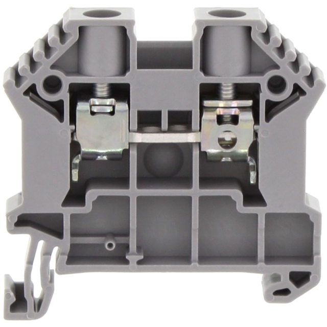 17108.6 Conta-Clip Connector Terminal Block 2-Poles Feed Through Gray Parts Distributor 17108.6 Conta-Clip Connector Terminal Block 2-Poles Feed Through Gray
