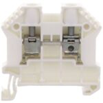 17108.7 Conta-Clip Connector Terminal Block 2-Poles Feed Through White Parts Distributor 17108.7 Conta-Clip Connector Terminal Block 2-Poles Feed Through White