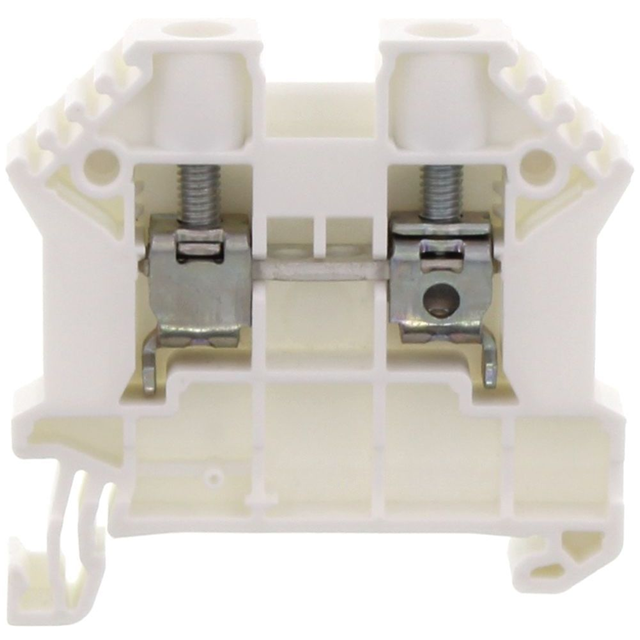 17108.7 Conta-Clip Connector Terminal Block 2-Poles Feed Through White Parts Distributor 17108.7 Conta-Clip Connector Terminal Block 2-Poles Feed Through White
